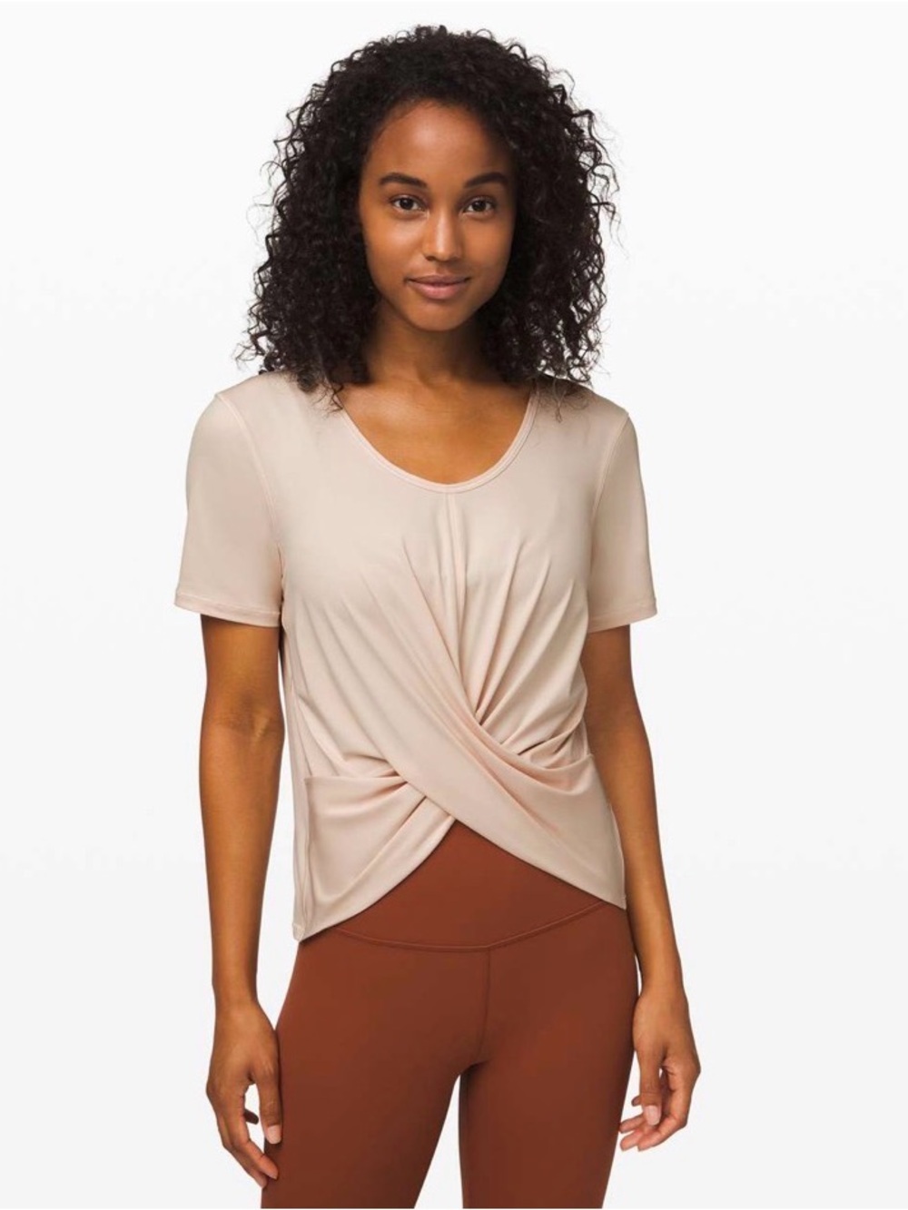 Lululemon Do the Daily Short Sleeve
Holistic White​